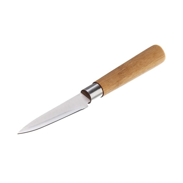 Nóż do szpikowania ze stali nierdzewnej i bambusu, Unimasa, dł. 19,5 cm