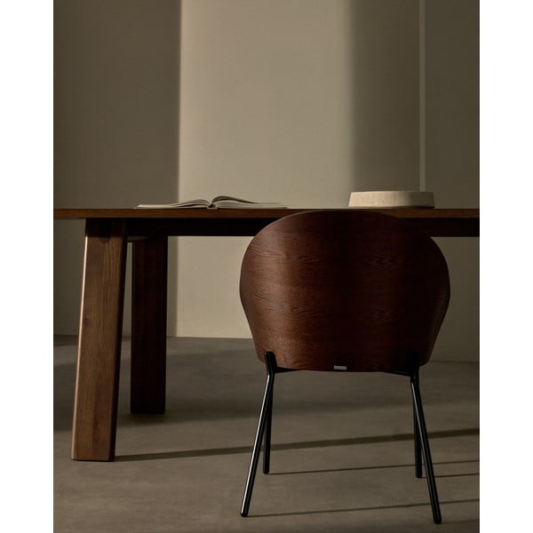 Brązowe krzesło Eamy – Kave Home-image-2