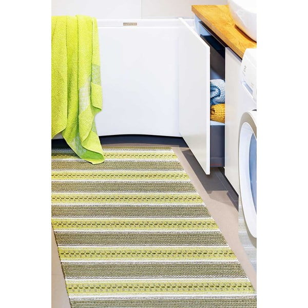 Zielony dywan odpowiedni na zewnątrz 100x70 cm Runö – Narma-image-1