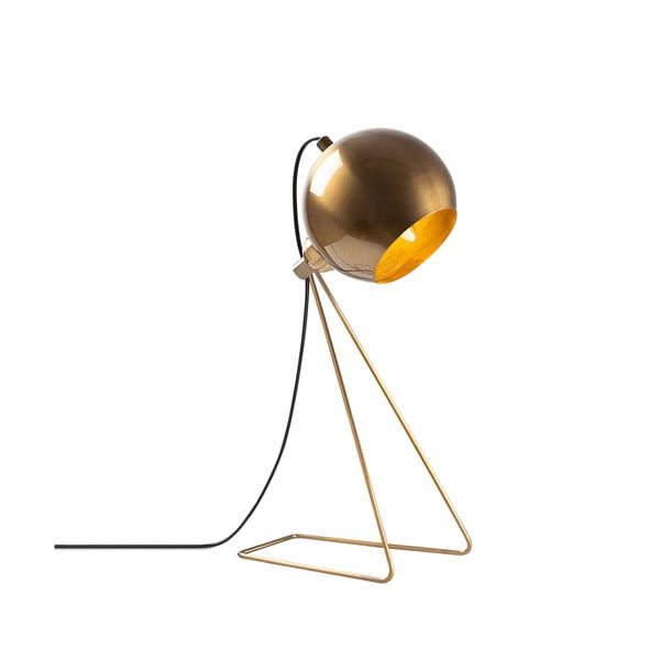 Lampa stołowa w kolorze miedzi z metalowym kloszem (wysokość 45 cm) Mixed – Opviq lights