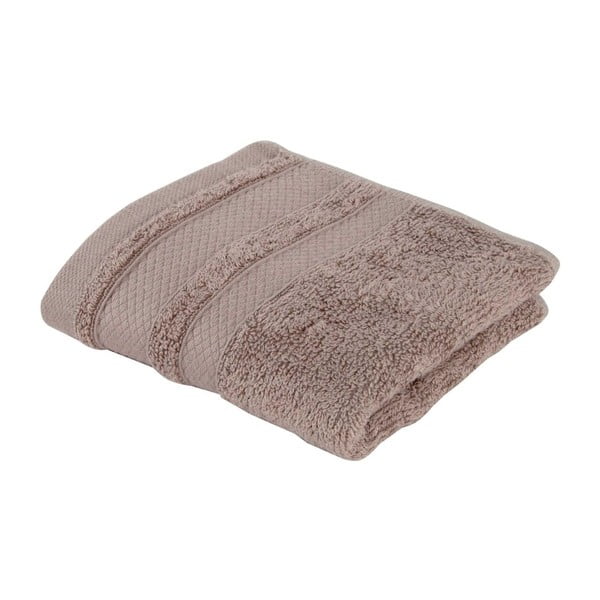 Brązowy ręcznik Jolie, 30x50 cm