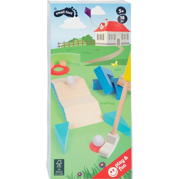 Drewniany zestaw do mini golfa na zewnątrz Legler Active-image-1