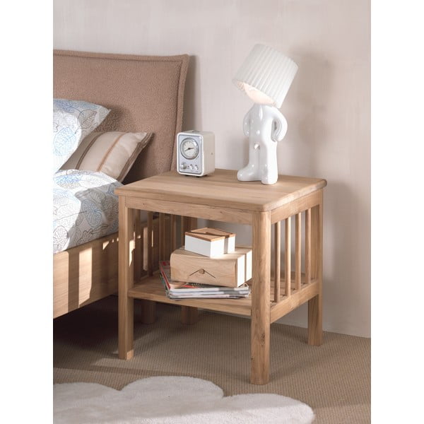Dziecięca szafka nocna z litego drewna dębowego w naturalnym kolorze Forrest – Vipack-image-1