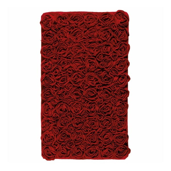 Czerwony dywanik łazienkowy Aquanova Rose, 60x100 cm