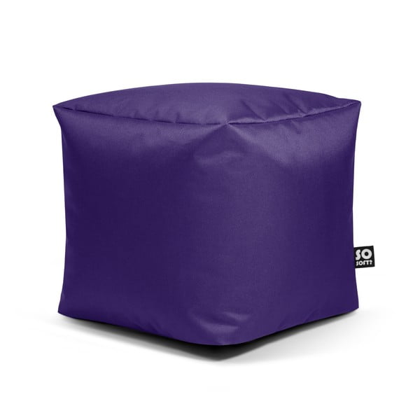 Fioletowy dziecięcy worek do siedzenia Cube M – So Soft?