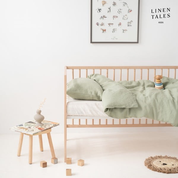 Lniana pościel dziecięca jednoosobowa 140x200 cm – Linen Tales-image-3