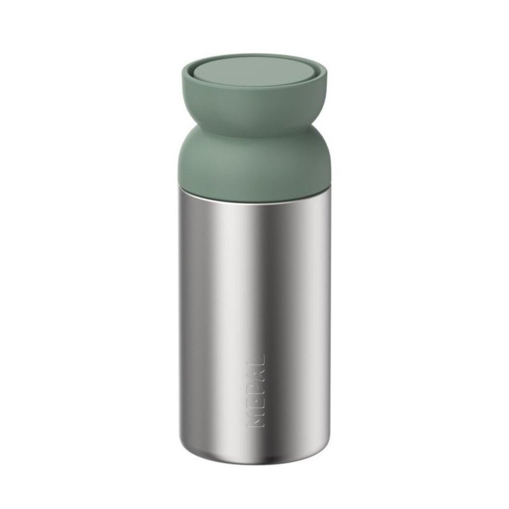 Kubek termiczny ze stali nierdzewnej w kolorze srebra/szałwiowy 350 ml Ellipse – Mepal