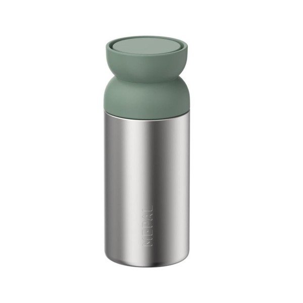 Kubek termiczny ze stali nierdzewnej w kolorze srebra/szałwiowy 350 ml Ellipse – Mepal