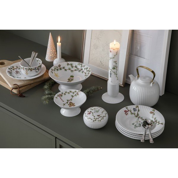 Biała porcelanowa misa ze świątecznym motywem ø 16 cm Hammershøi Christmas – Kähler Design-image-4