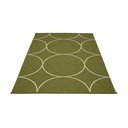 Ciemnozielony dywan odpowiedni na zewnątrz 180x275 cm Boo Dark Olive – Pappelina