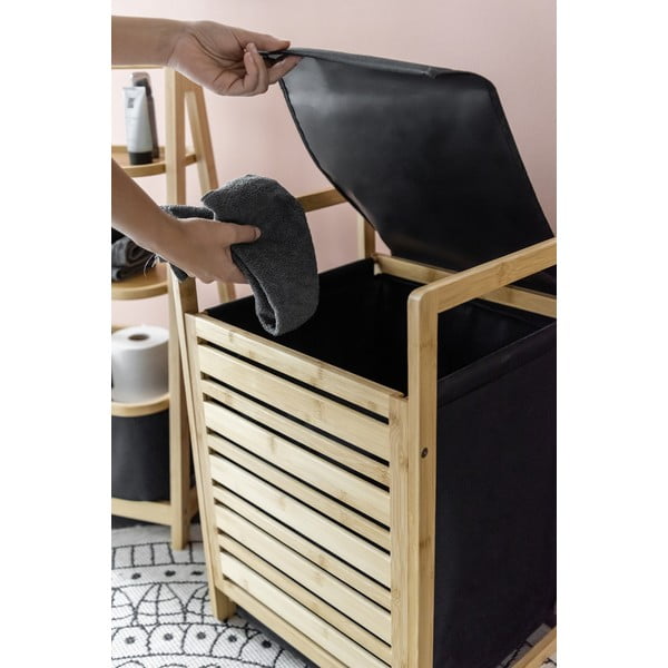 Tekstylny kosz na pranie 47 l Ecori – Wenko-image-1