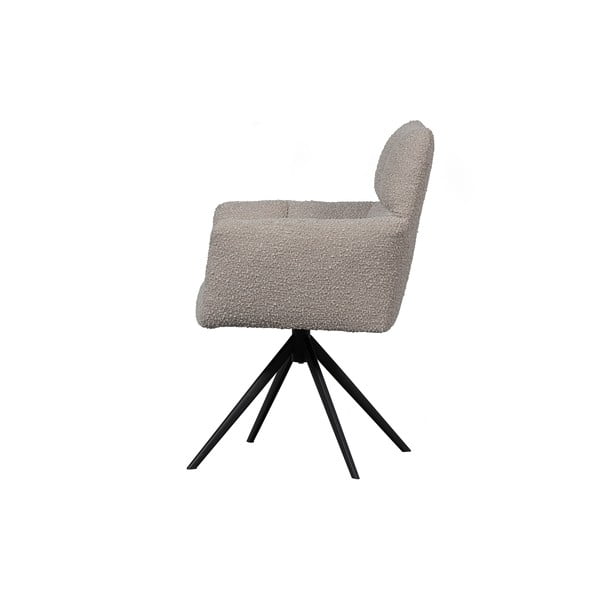 Beżowy tapicerowany fotel jadalniany Vinny – WOOOD-image-3