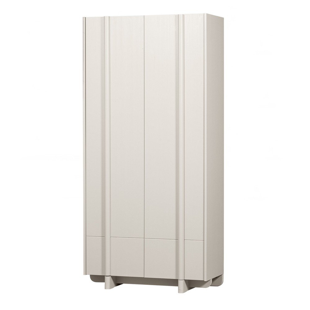 Kremowa szafka modułowa z litego drewna sosnowego 101x210 cm Basu – WOOOD