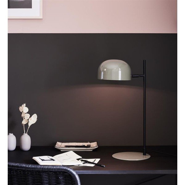 Szara lampa stołowa Markslöjd Pose, wys. 48 cm-image-2