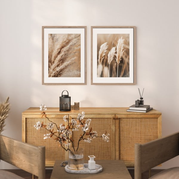 Obrazy zestaw 2 szt. 30x40 cm Selloana – Styler-image-1