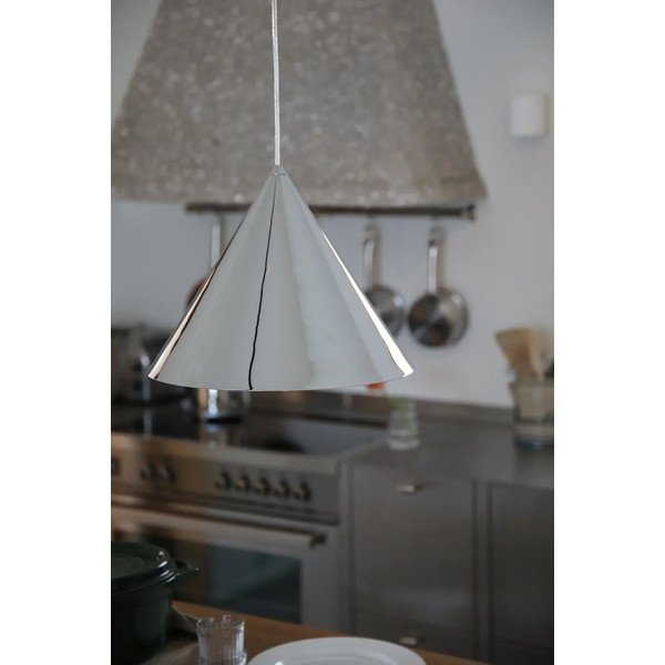 Metalowa lampa wisząca w kolorze srebra z metalowym kloszem ø 37,5 cm Tip – Markslöjd-image-1