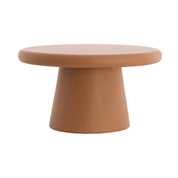 Okrągły stolik w kolorze terakoty ø 70 cm Kulona – Light & Living