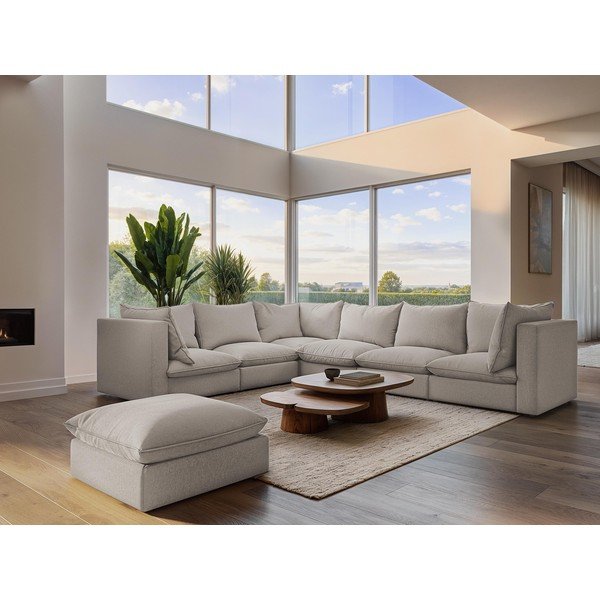 Bordowa sofa 255 cm Manao – Makamii-image-1