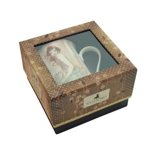 Kubek porcelanowy Santoro London Willow Mademoiselle Snow-image-3