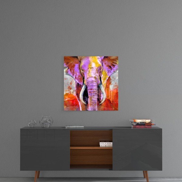 Szklany obraz Insigne Revenge of the Elephant, 40x40 cm-image-1