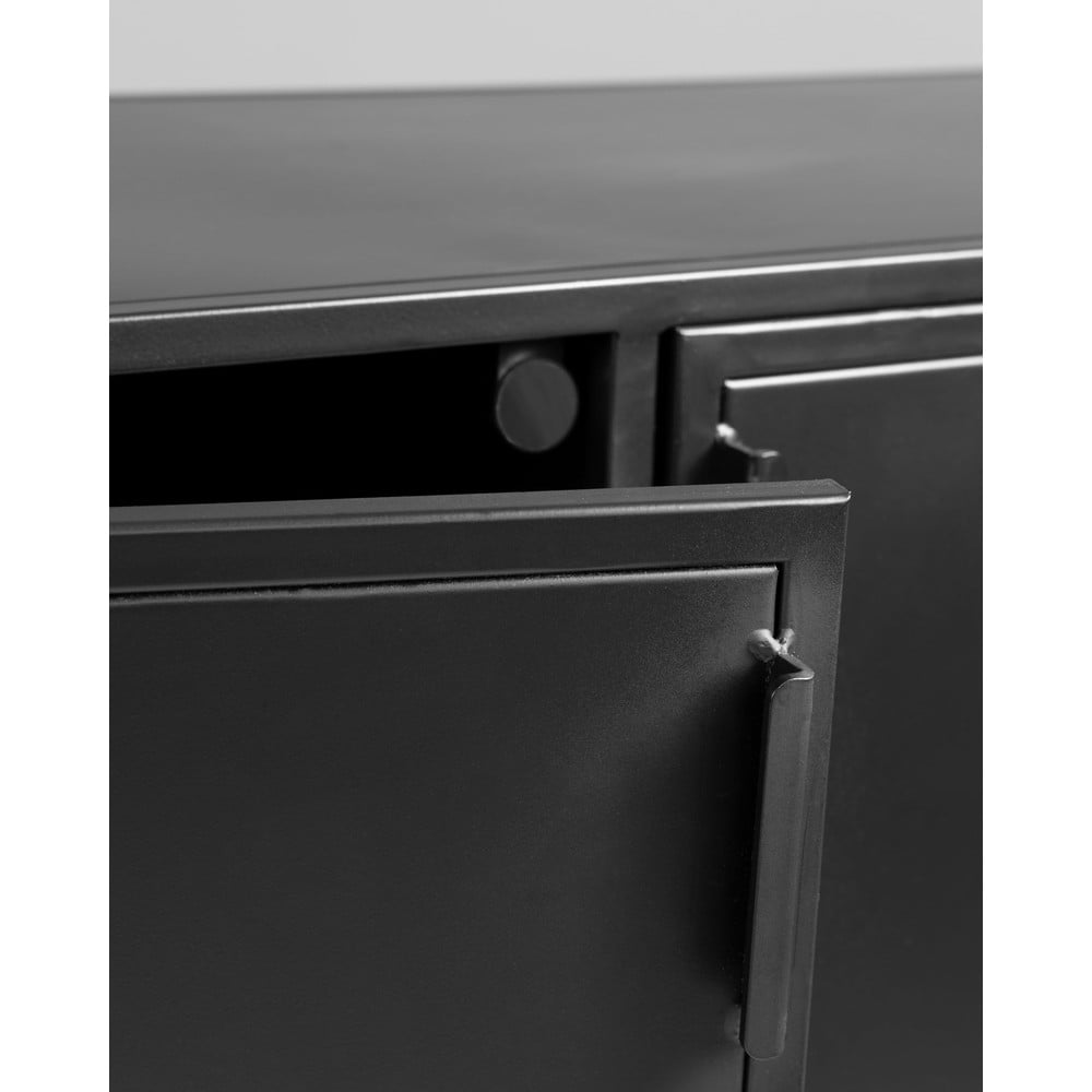 Czarna stalowa komoda 160x72x35 cm Shantay – Kave Home (zdjęcie 10)