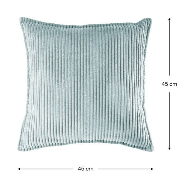Miętowa sztruksowa poduszka na sofę dziecięcą Block – Wigiwama-image-4