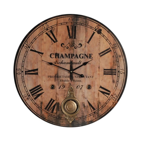 Zegar Antik Line Champagne, 59 cm
