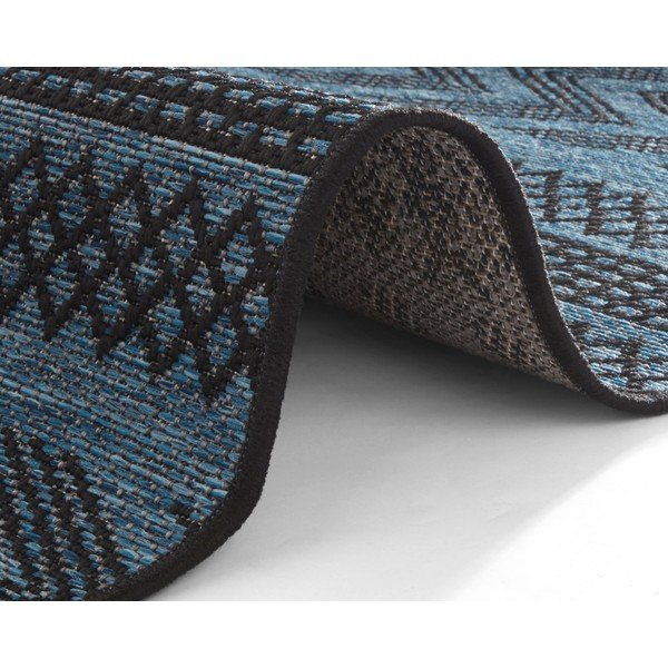 Granatowy chodnik odpowiedni na zewnątrz NORTHRUGS Sidon, 70x200 cm-image-1