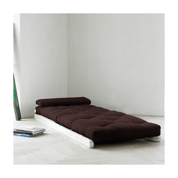 Szezlong Karup Figo White/Brown, 70 cm-image-2