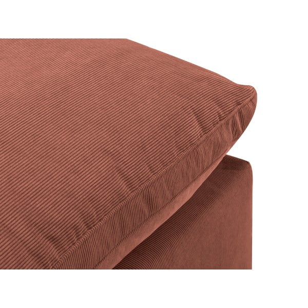 Różowa dwustronna narożna część sztruksowej sofy modułowej Windsor & Co Sofas Galaxy-image-4