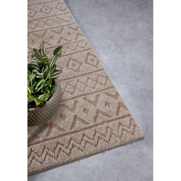 Beżowy chodnik 80x240 cm Carpet Itinerance Beige – Elle Decoration-image-2