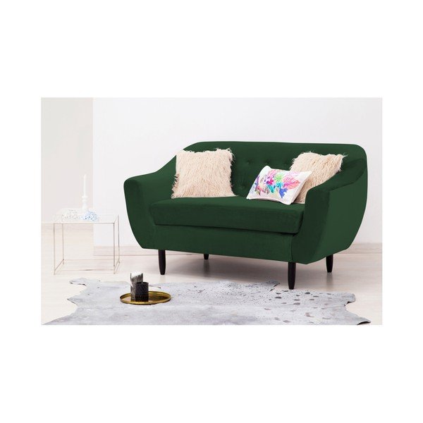 Zielona sofa 2-osobowa Vivonita Laurel Emerald-image-4