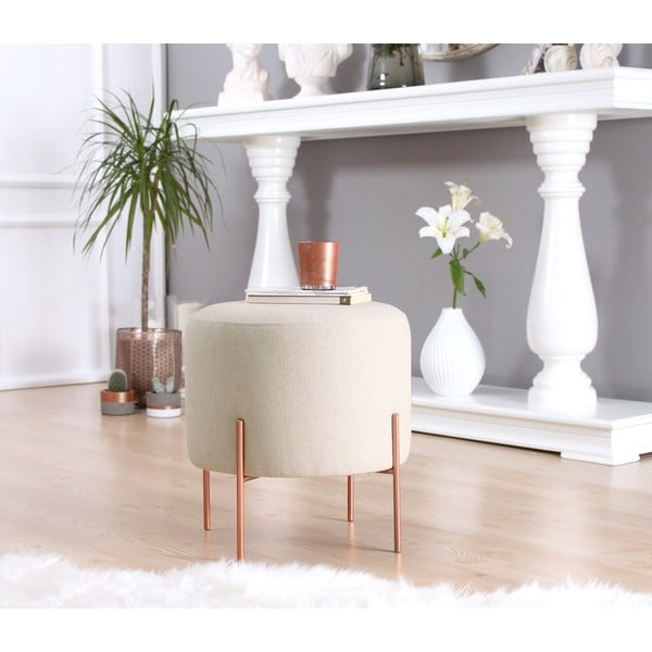 Kremowy puf Copper – Artie-image-3