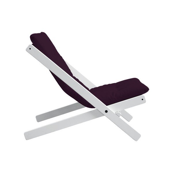 Fotel składany Karup Boogie White/Purple Plum-image-4