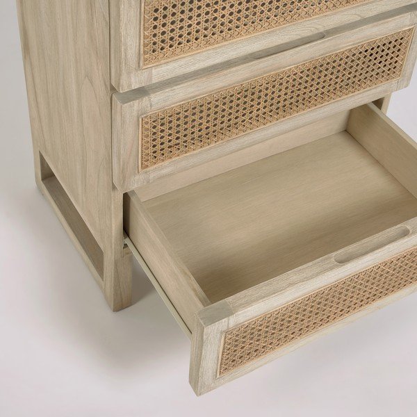 Komoda z 5 szufladami z drewna Mindi Kave Home Rexit-image-1