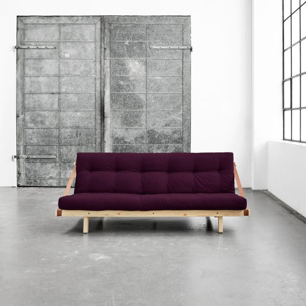 Wielofunkcyjna sofa Karup Jump Natural/Purple Plum