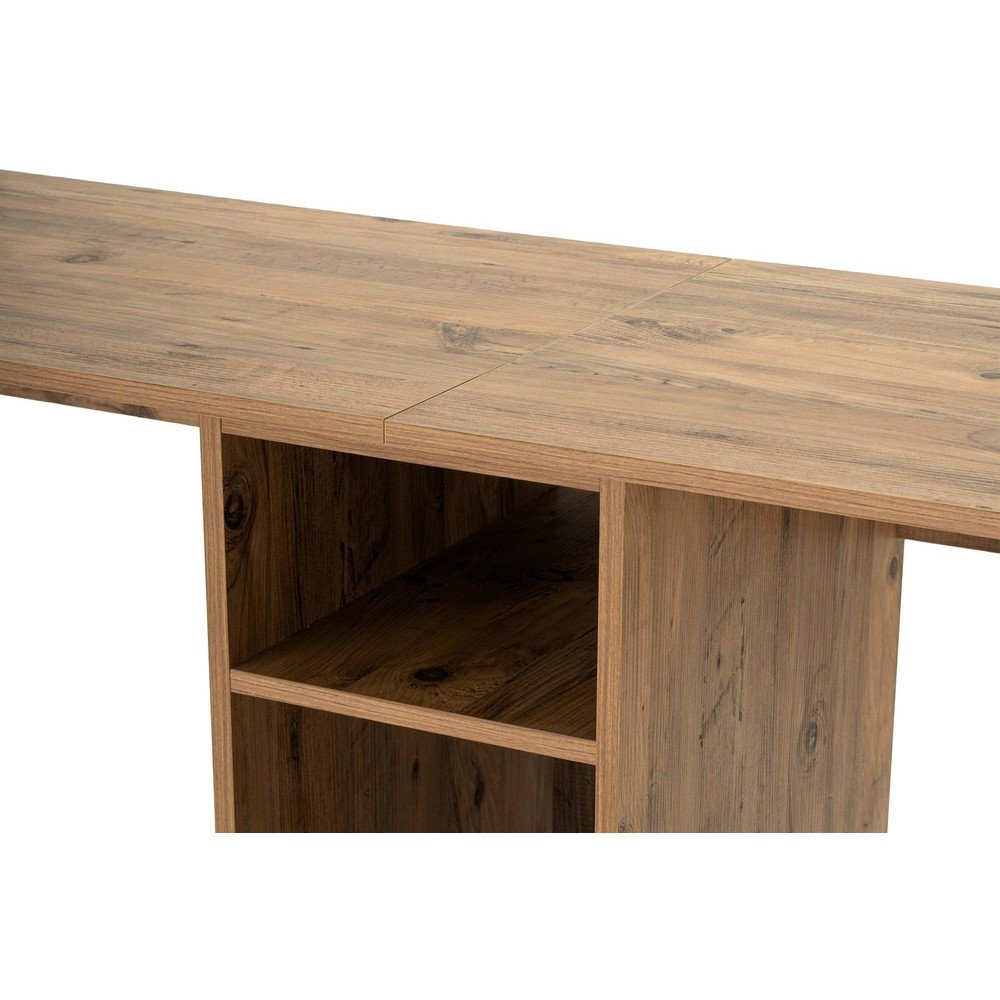 Biurko w dekorze sosny 60x240 cm Twin – Kalune Design (zdjęcie 6)