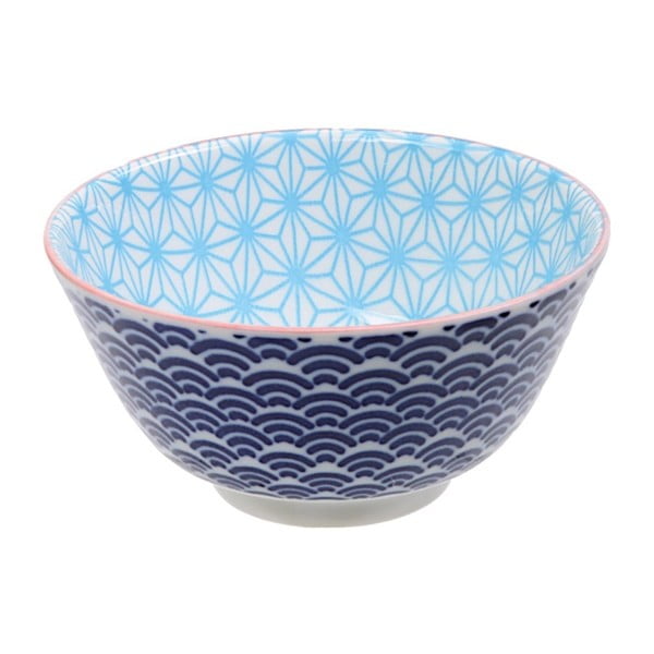 Niebieska miseczka porcelanowa Tokyo Design Studio Star, ⌀ 12 cm