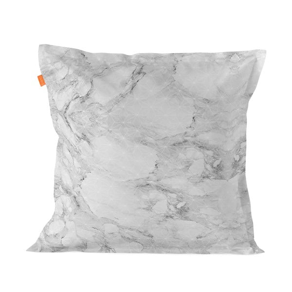 Bawełniana poszewka na poduszkę Blanc Essence Marble Gray, 60x60 cm