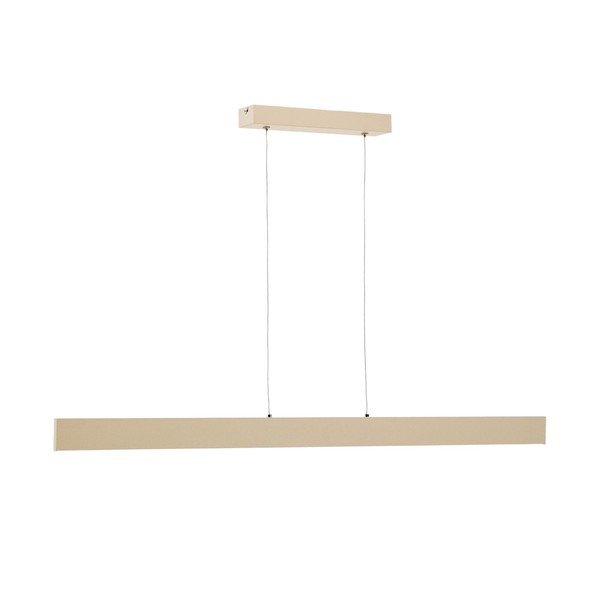 Beżowa lampa wisząca LED z metalowym kloszem Boadella – Kave Home