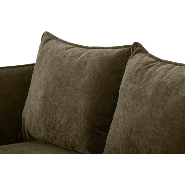 Ciemnozielona sofa 228 cm Austin – Bloomingville-image-1