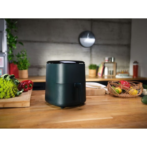Ciemnozielona frytkownica beztłuszczowa Easy Fry Max EY245310 – Tefal-image-1