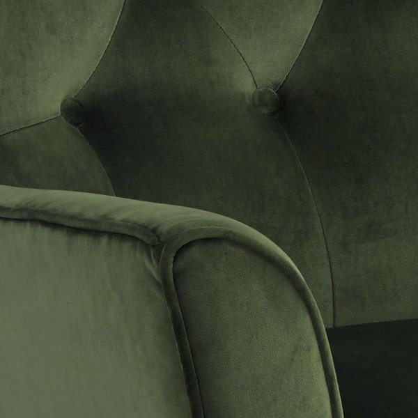 Ciemnoróżowy aksamitny fotel Actona Bodiva-image-3