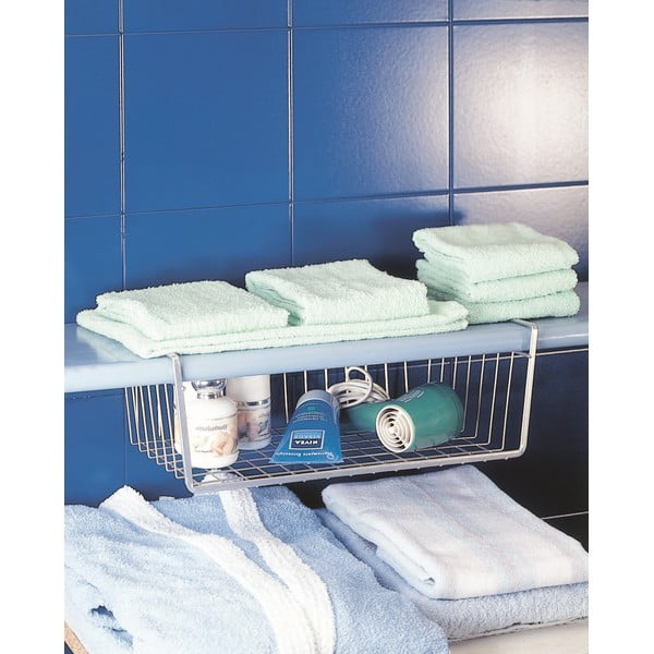 Podwieszany koszyk pod półkę Metaltex Basket, 30x26 cm-image-1