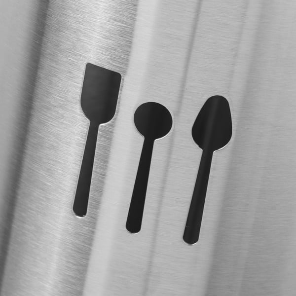 Metalowy ociekacz do sztućców Casa Selección, 13x17,5 cm-image-2