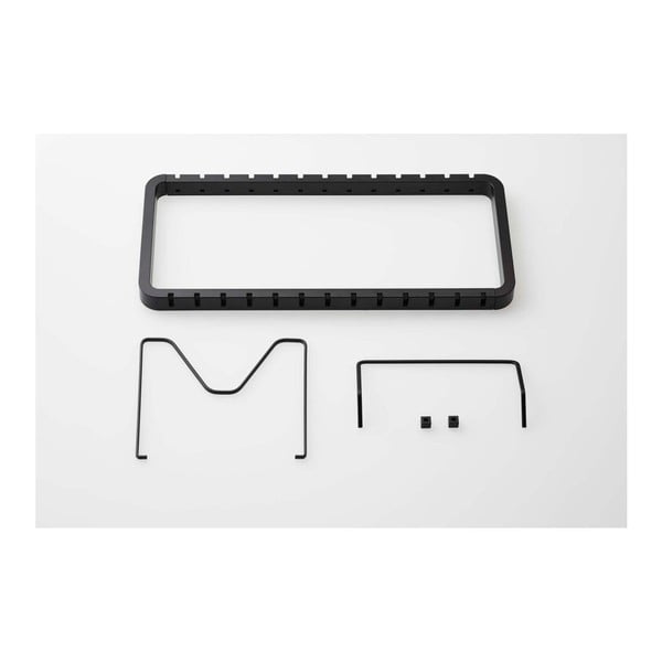 Czarny uchwyt ścienny na pokrywki i patelnie YAMAZAKI Tower-image-3