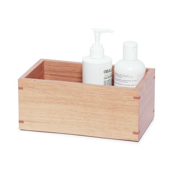 Pojemnik na kosmetyki z drewna dębowego Wireworks Mezza-image-2