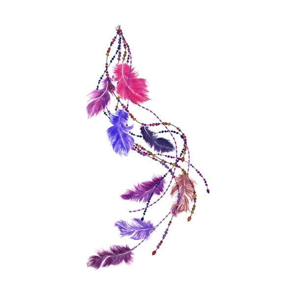 Naklejka Ambiance Boho Feathers-image-2
