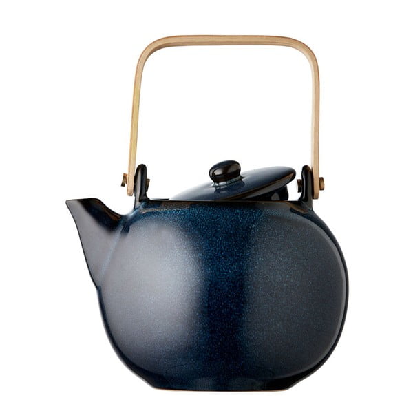 Ciemnoniebieski dzbanek do herbaty ceramiczny z sitkiem 1,2 l Gastro Blue – Bitz-image-2