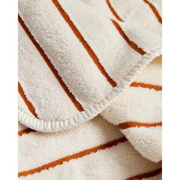 Pomarańczowy/beżowy bawełniany ręcznik frotte 30x50 cm Dorane – Kave Home-image-4